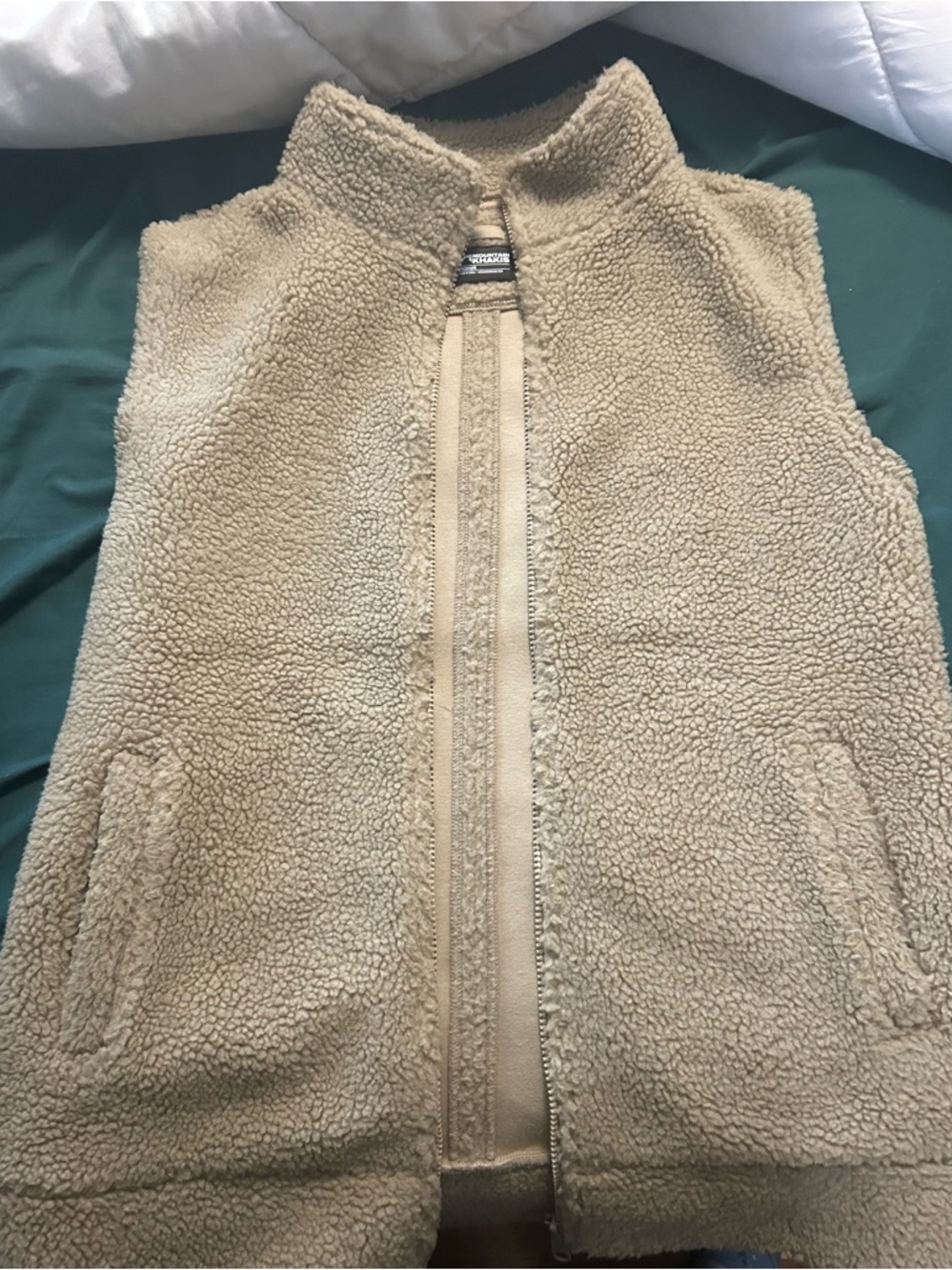 Mountain Khakis Beige Sherpa Fleece Vest
